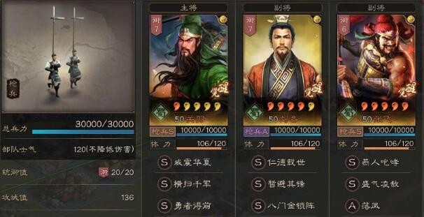 三国志战略版s3配将表最新2021 s3最强t0队伍组合