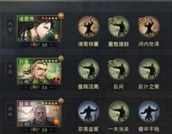 率土之滨诸葛肉步阵容搭配攻略 肉步诸葛武将及战法搭配推荐