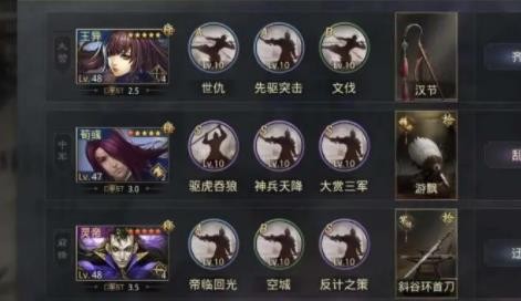 率土之滨王异黑科技搭配攻略 狗王队战法推荐