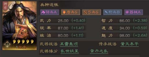 三国志战略版张角值得培养吗 仙人盾必养