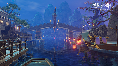 河阳夜色大赏 《梦幻新诛仙》高动态光影