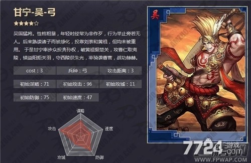 新闻 > 正文  武将:朱儁,甘宁,凌统    朱儁 战法选择:反击之策,长兵